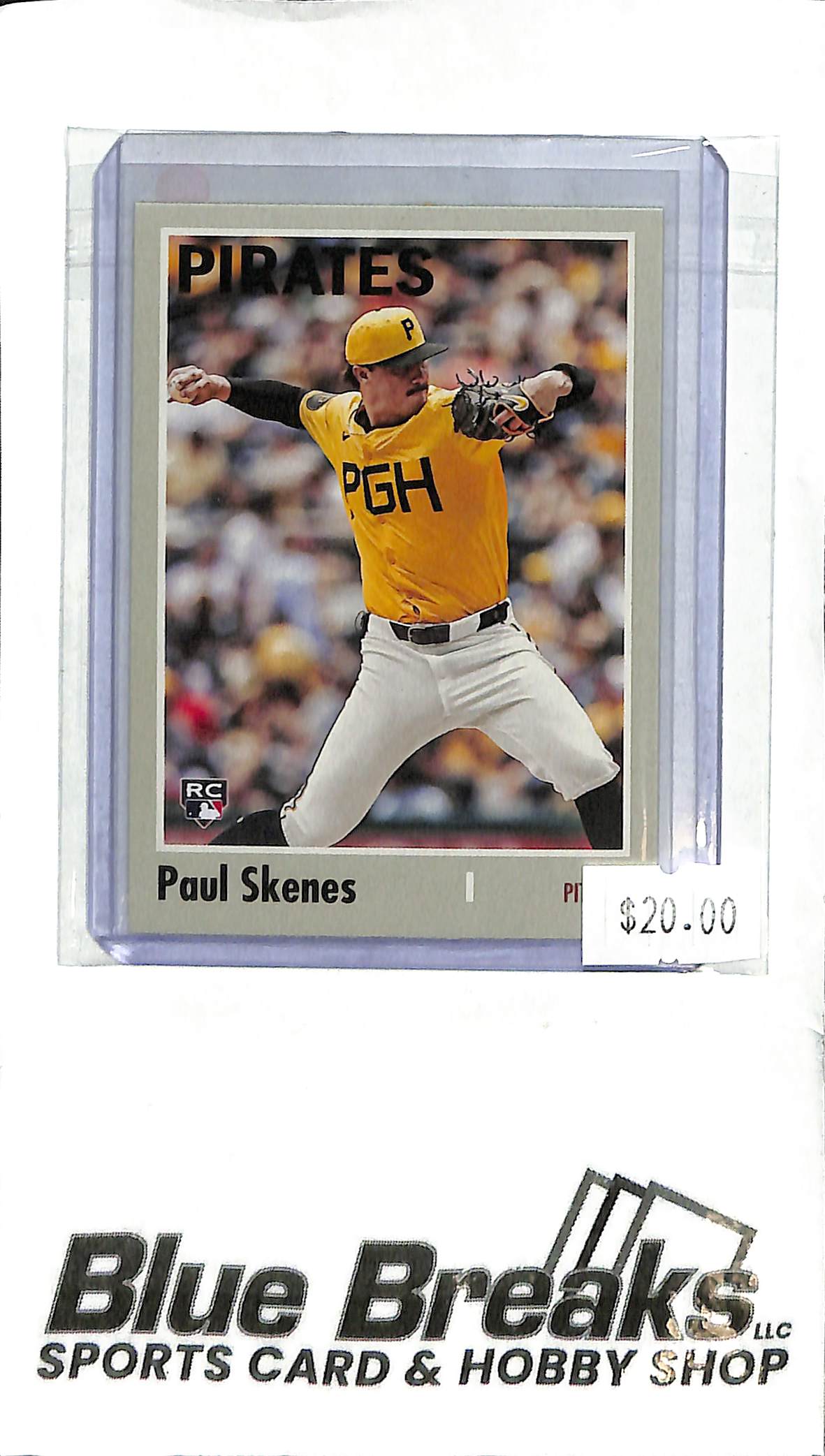 2024 Topps - Paul Skenes - RC - Baseball - Pirates