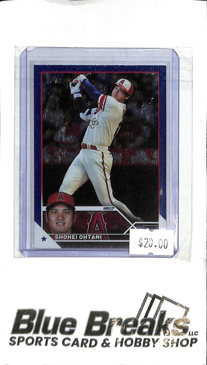 2023 Topps Series 2 - Shohei Ohtani - 600 - Blue Foil 431/999 - Baseball - Angels