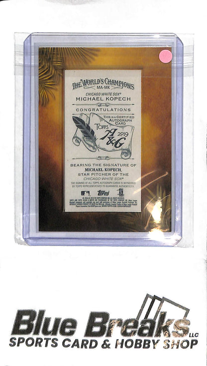 2019 Topps Allen & Ginter - Michael Kopech Auto - RC - Baseball - White Sox