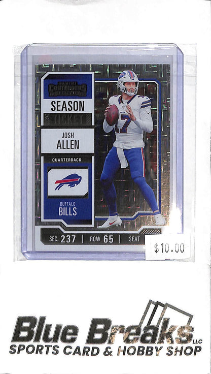2023 Panini Contenders - Josh Allen - Holo #11 - Football - Bills