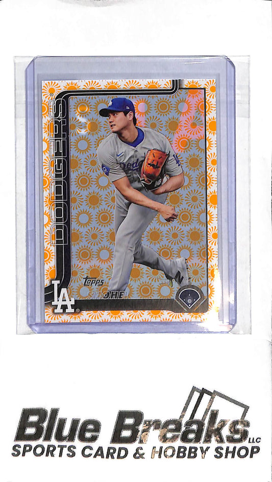 2025 Topps Series 2 - Shohei Ohtani - Sunbursts Silver #400 - Baseball - Dodgers