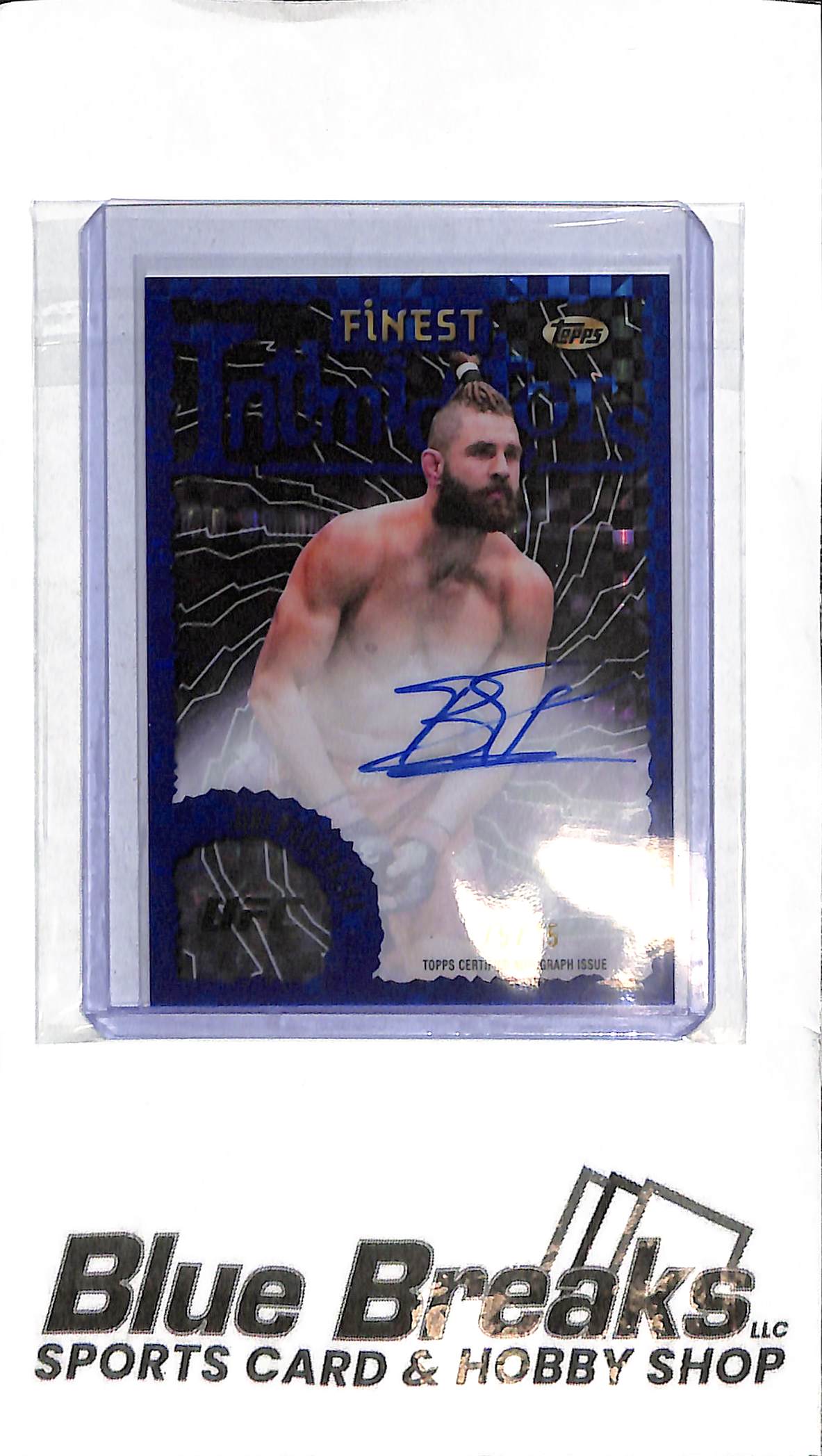 2024 Topps Finest - Jiri Prochazka Auto - IA-JPR - Holo 75/75 - Fighting - UFC