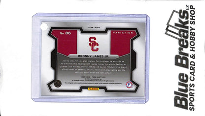 2024 Panini Prizm - Bronny James Jr. - Holo Waves #86 - RC - Basketball - Lakers