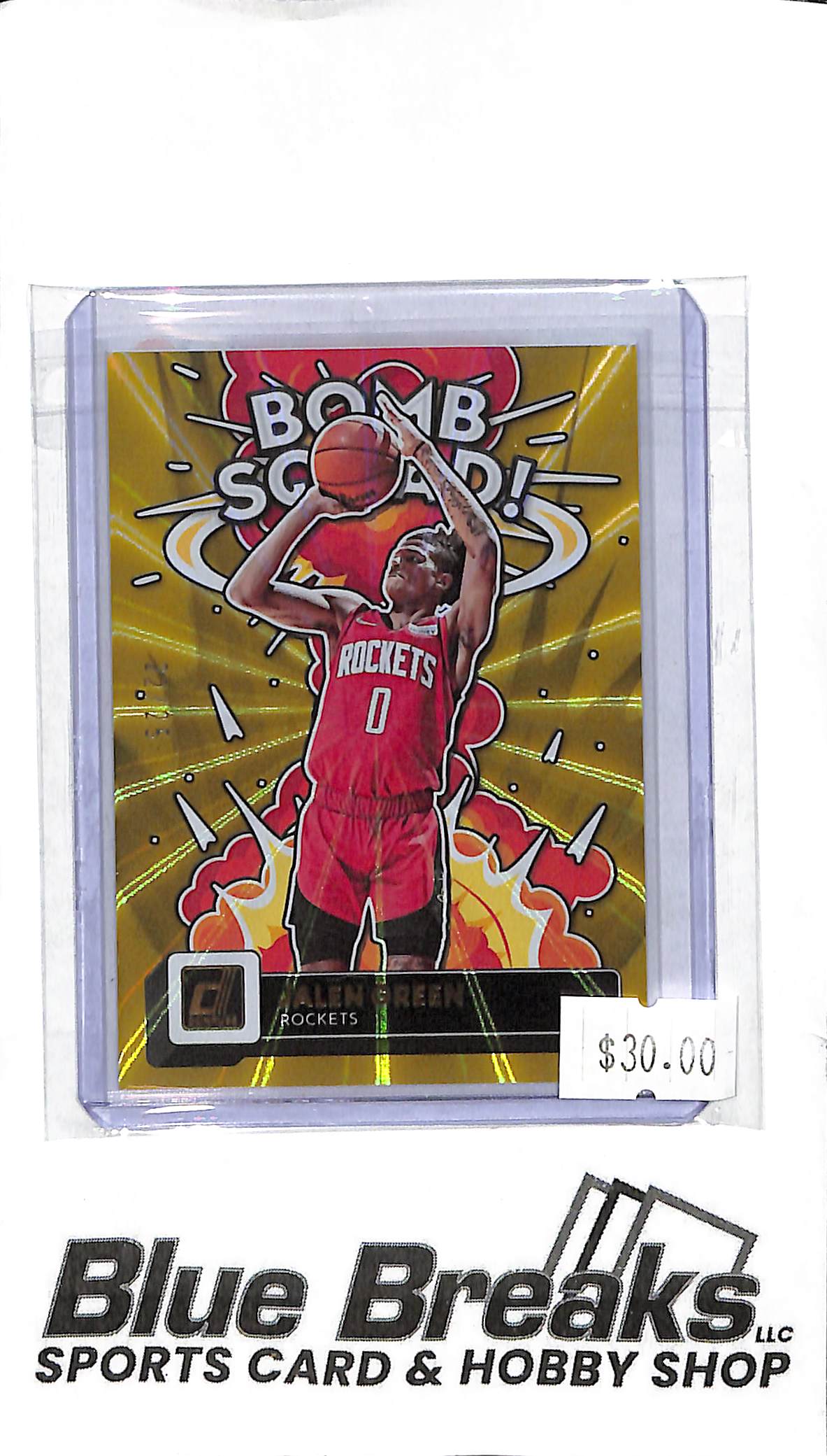 2022 Panini Donruss - Jalen Green -Bomb Squad Holo #8 - Basketball - Rockets