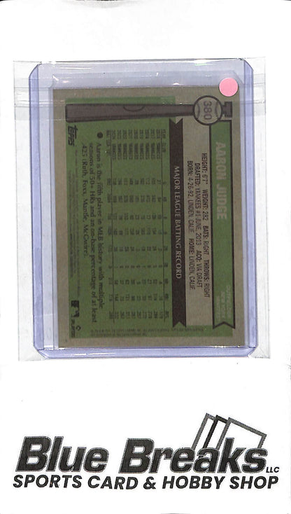 2025 Topps Heritage - Aaron Judge - Pink Confetti #380 - Baseball - Yankees