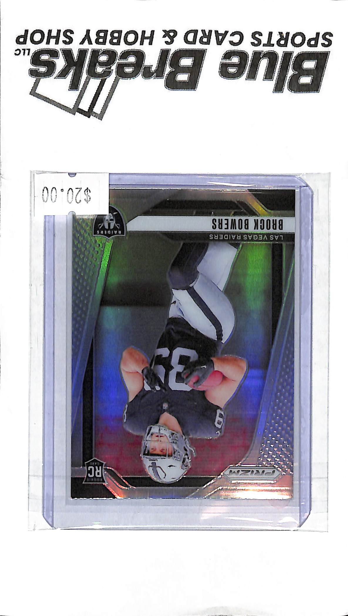 2024 Panini Prizm - Brock Bowers - Holo #315 - RC - Football - Raiders