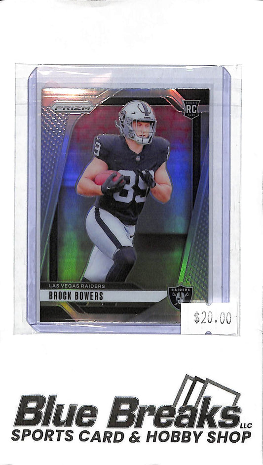2024 Panini Prizm - Brock Bowers - Holo #315 - RC - Football - Raiders