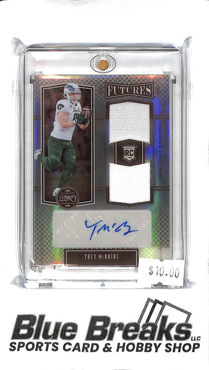 2022 Panini Legacy - Trey McBride Auto Relic - FD-TM - Holo 156/249 - RC - Football - Colorado St Rams - Cardinals