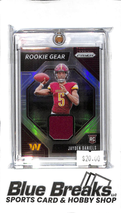 2024 Panini Prizm - Jayden Daniels Relic - Silver Holo RG-JDS - RC - Football - Commanders