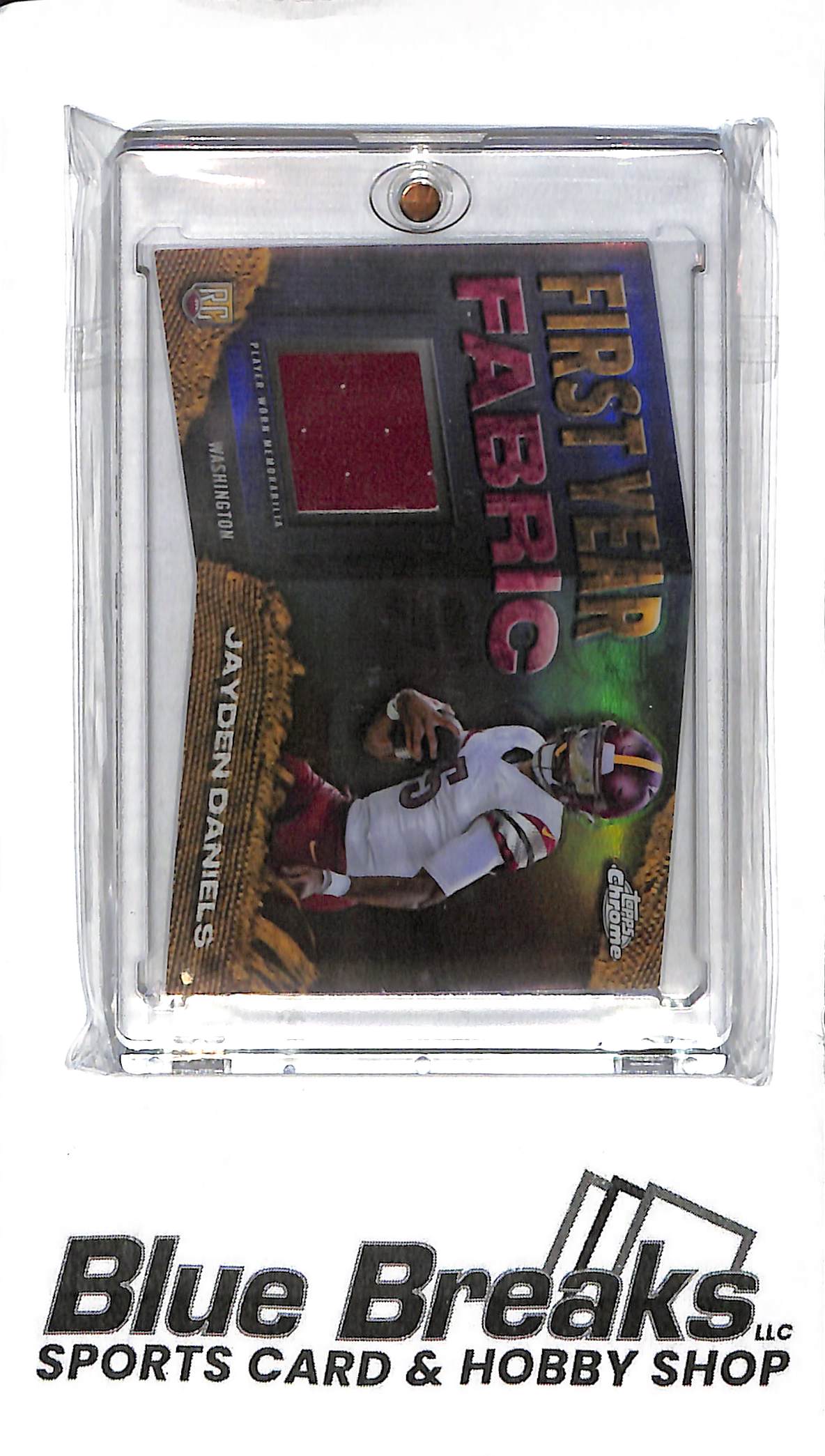2024 Topps Chrome - Jayden Daniels Relic - Holo FYF-JD - RC - Football - Commanders