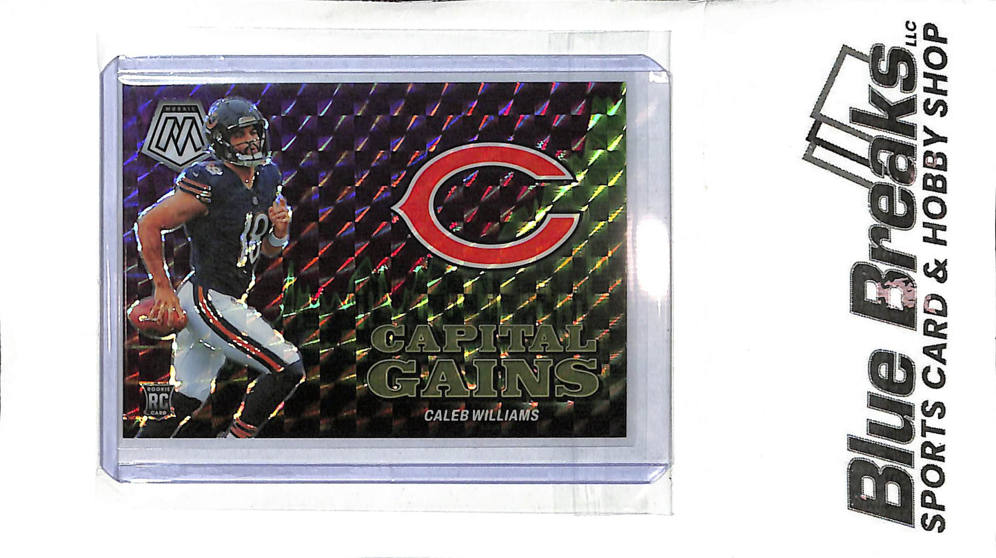 2024 Panini Mosaic - Capital Gains - purple - Caleb Williams - 44/49 - RC - #2 - football - Bears