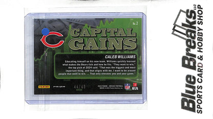 2024 Panini Mosaic - Capital Gains - purple - Caleb Williams - 44/49 - RC - #2 - football - Bears