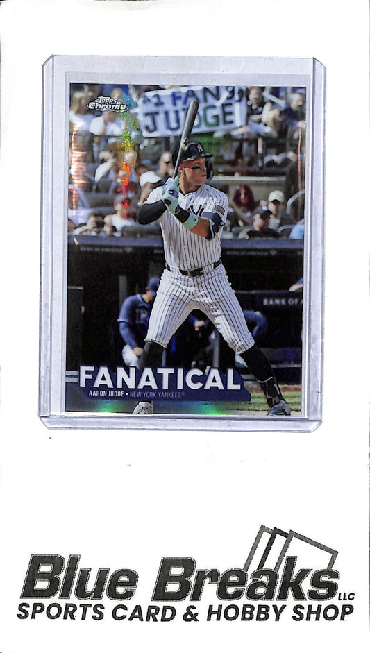 2025 Topps Chrome - Fanatical - Aaron Judge - #FAN-14 - baseball - Yankees