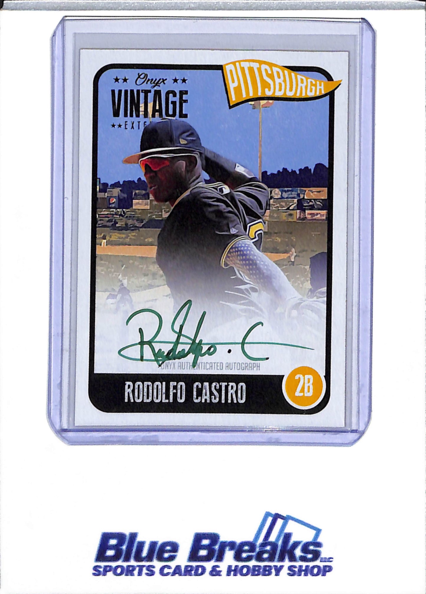 2020 Onyx Authenticated - Rodolfo Castro auto /50 #EARC Pirates