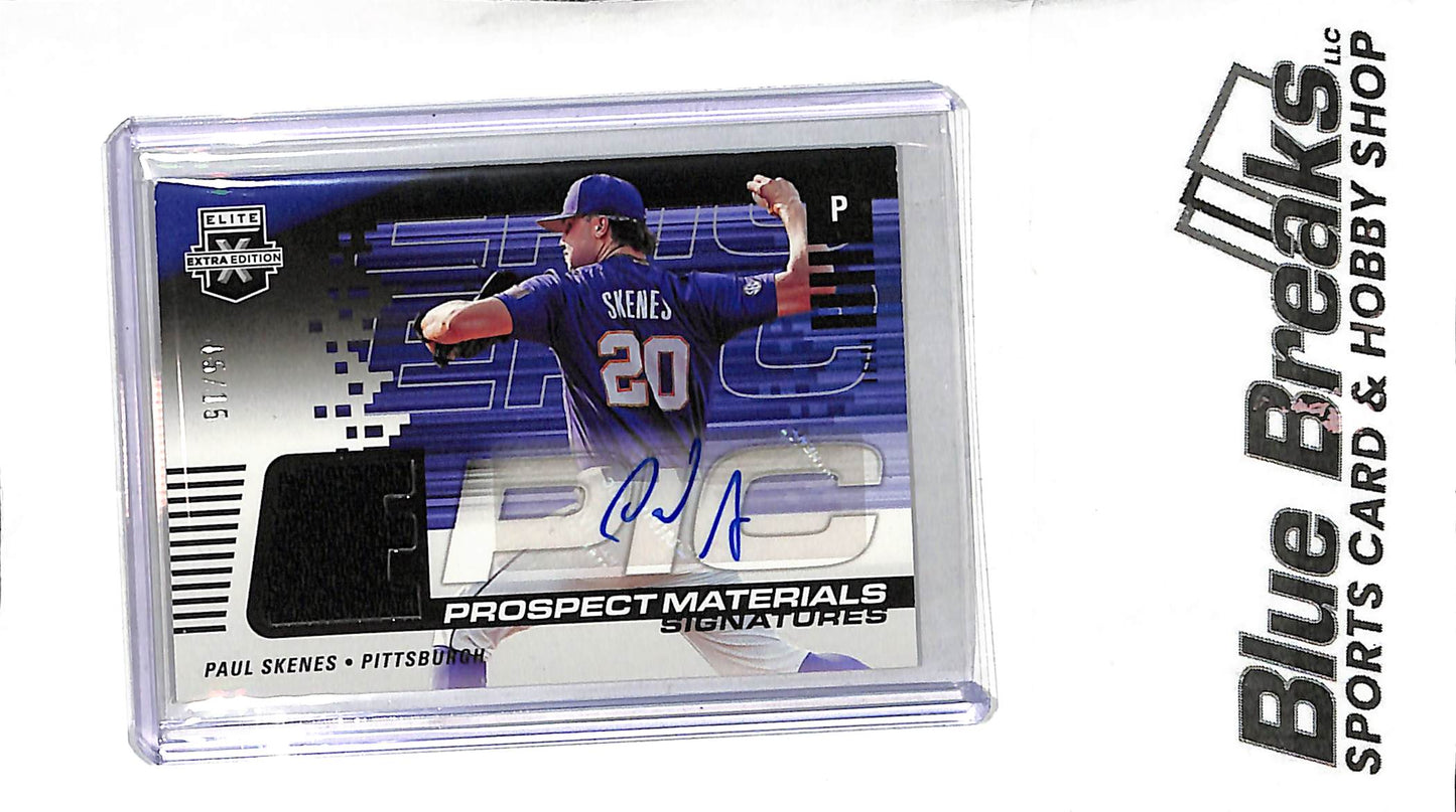 2025 Panini - Elite Extra Edition - Epic Materials Signature - Paul Skenes - 15/15 - #EMS-PS - baseball - Pirates