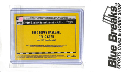 2025 Topps - 1990 35th Anniversary - Pete Crow-Armstrong - relic - #90R2-PC - baseball - Cubs