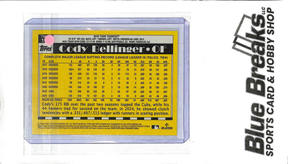 2025 Topps Chrome - 1990 35th Anniversary - aqua mojo - Cody Bellinger - 064/199 - #T90C-112 - baseball - Yankees