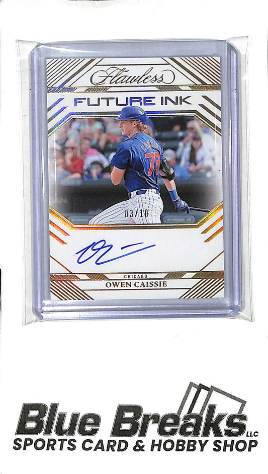 2024 Panini - Flawless - Future Ink - Owen Caissie - auto - 03/10 - #FI-CO - baseball - Cubs