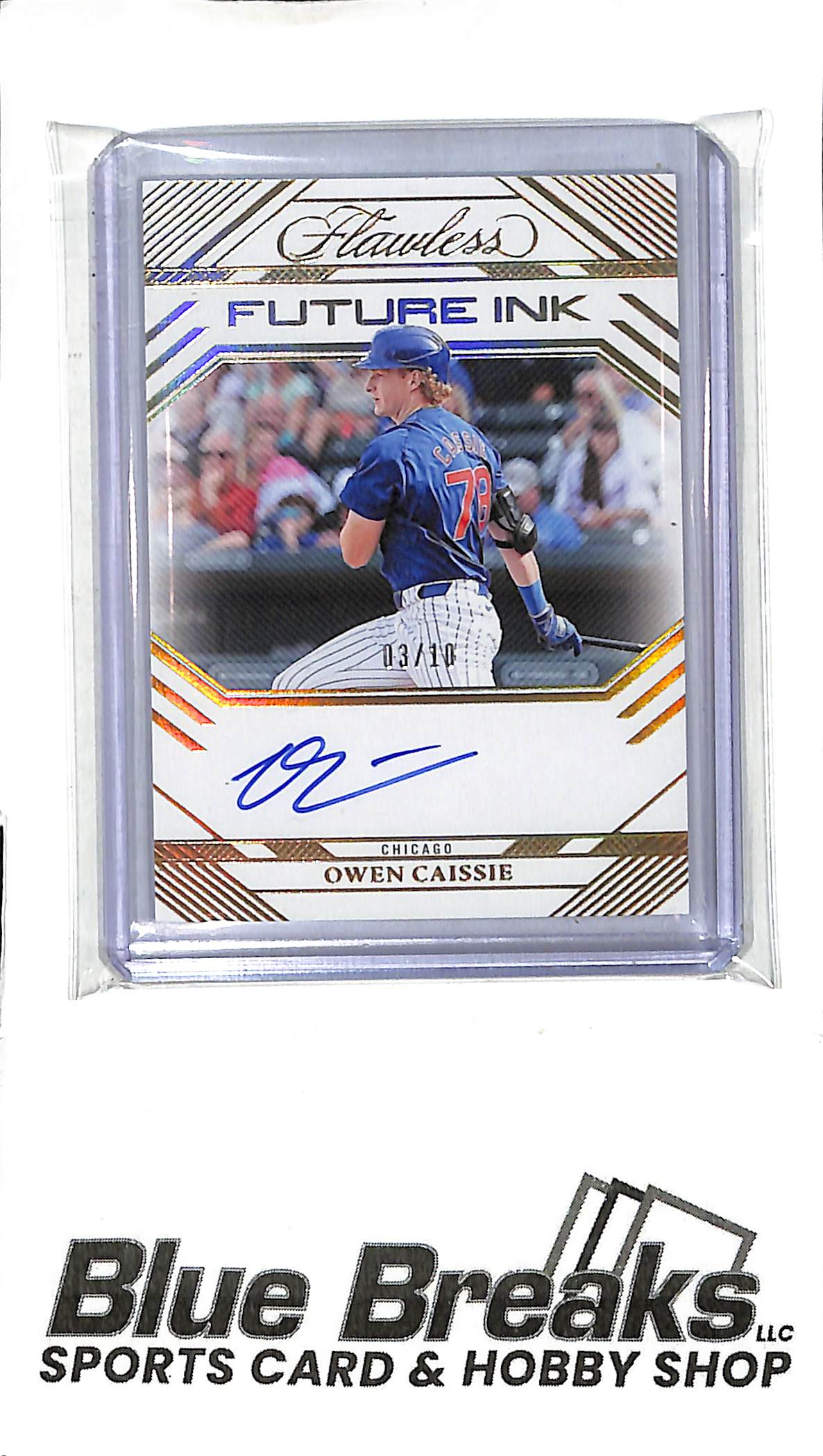 2024 Flawless - Owen Caissie Auto FI-OC - 03/10 - Baseball - Cubs