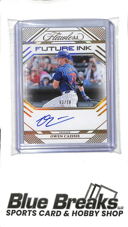 2024 Flawless - Owen Caissie Auto FI-OC - 03/10 - Baseball - Cubs