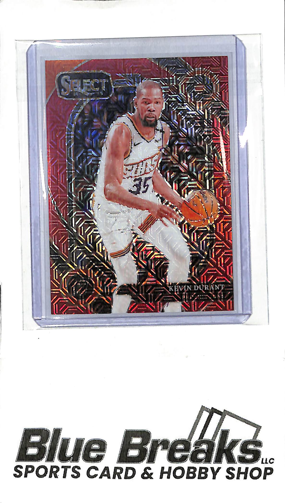 2024-25 Panini Select - Red Mojo - Kevin Durant - 18/20 - #242 - basketball - Suns