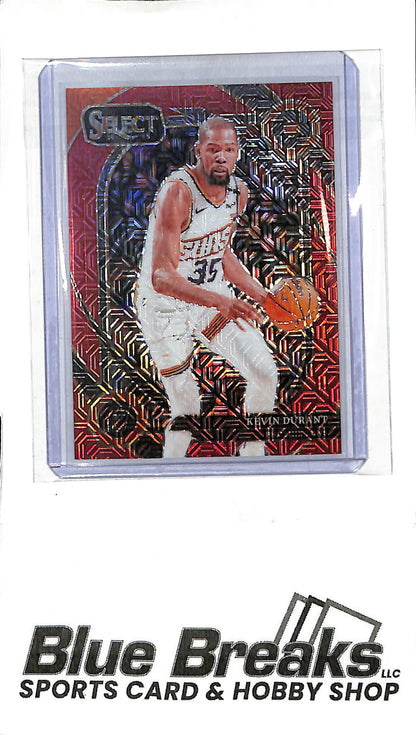 2024-25 Panini Select - Red Mojo - Kevin Durant - 18/20 - #242 - basketball - Suns