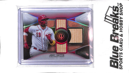2025 Topps Tribute - Joey Votto - triple relic - 089/199 - #TTR-JV - baseball - Reds