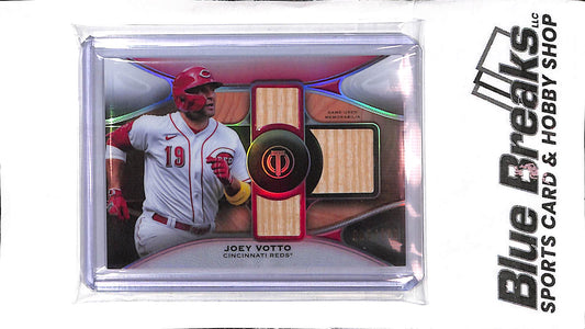 2025 Topps Tribute - Joey Votto - triple relic - 089/199 - #TTR-JV - baseball - Reds