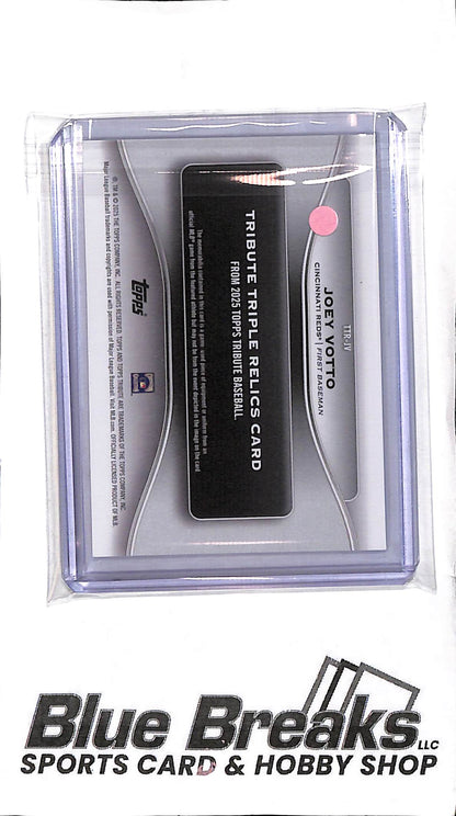 2025 Topps Tribute - Joey Votto TTR-JV - Triple Bat Relic - 089/199 - Baseball - Reds