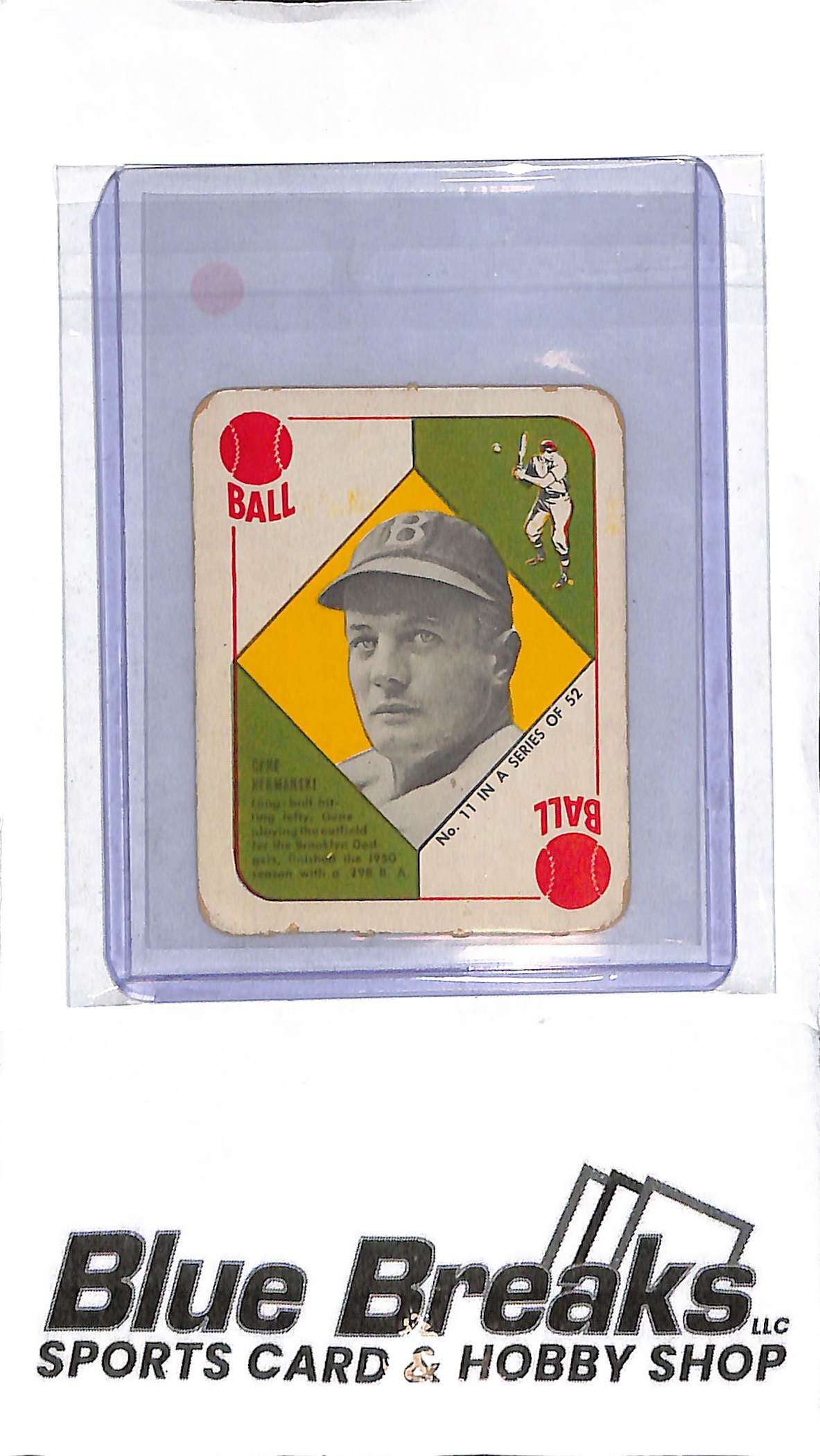 1951 Topps - Gene Hermanski #11 - Baseball - Dodgers