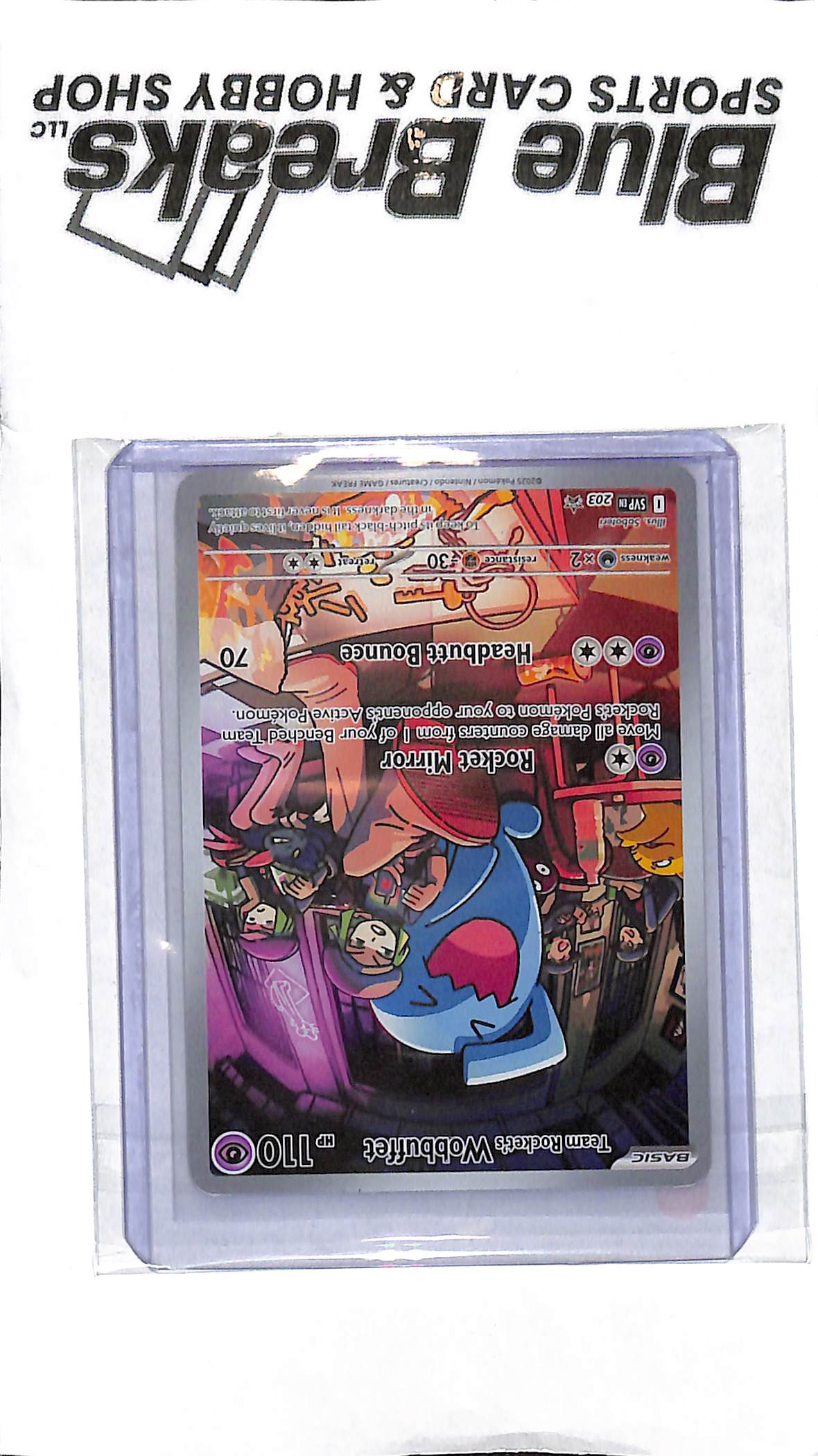 Pokémon - Team Rocket's Wobbuffet - Full Art - 203