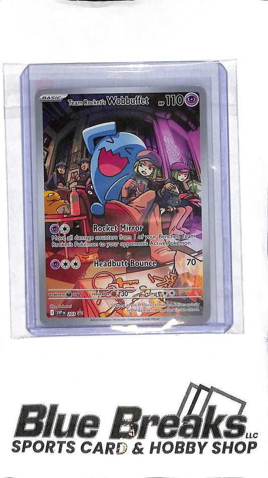 Pokémon - Team Rocket's Wobbuffet - Full Art - 203