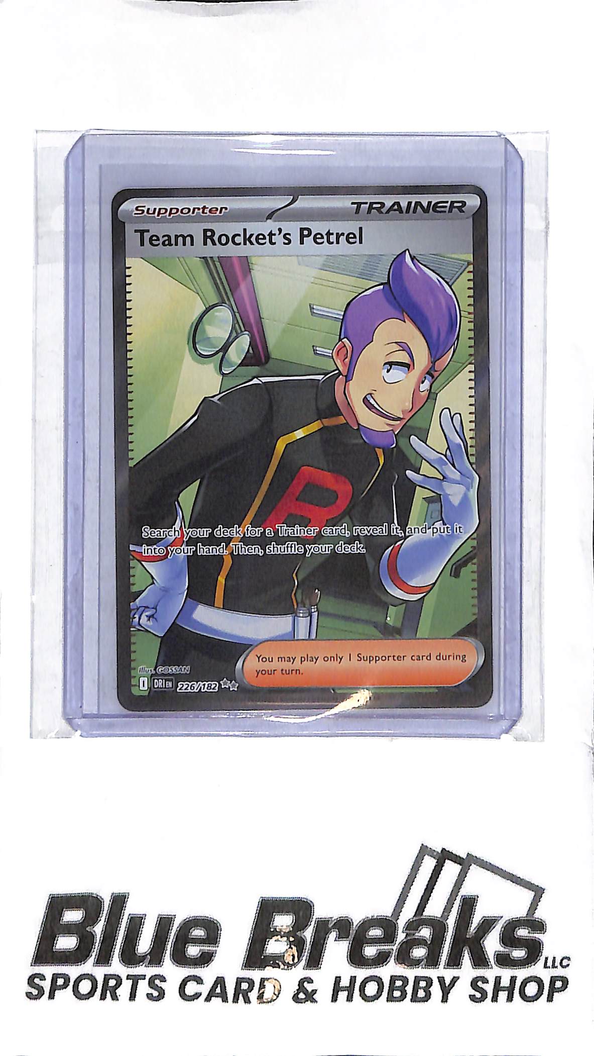 Pokemon - Team Rocket's Petrel Full Art - 226/182