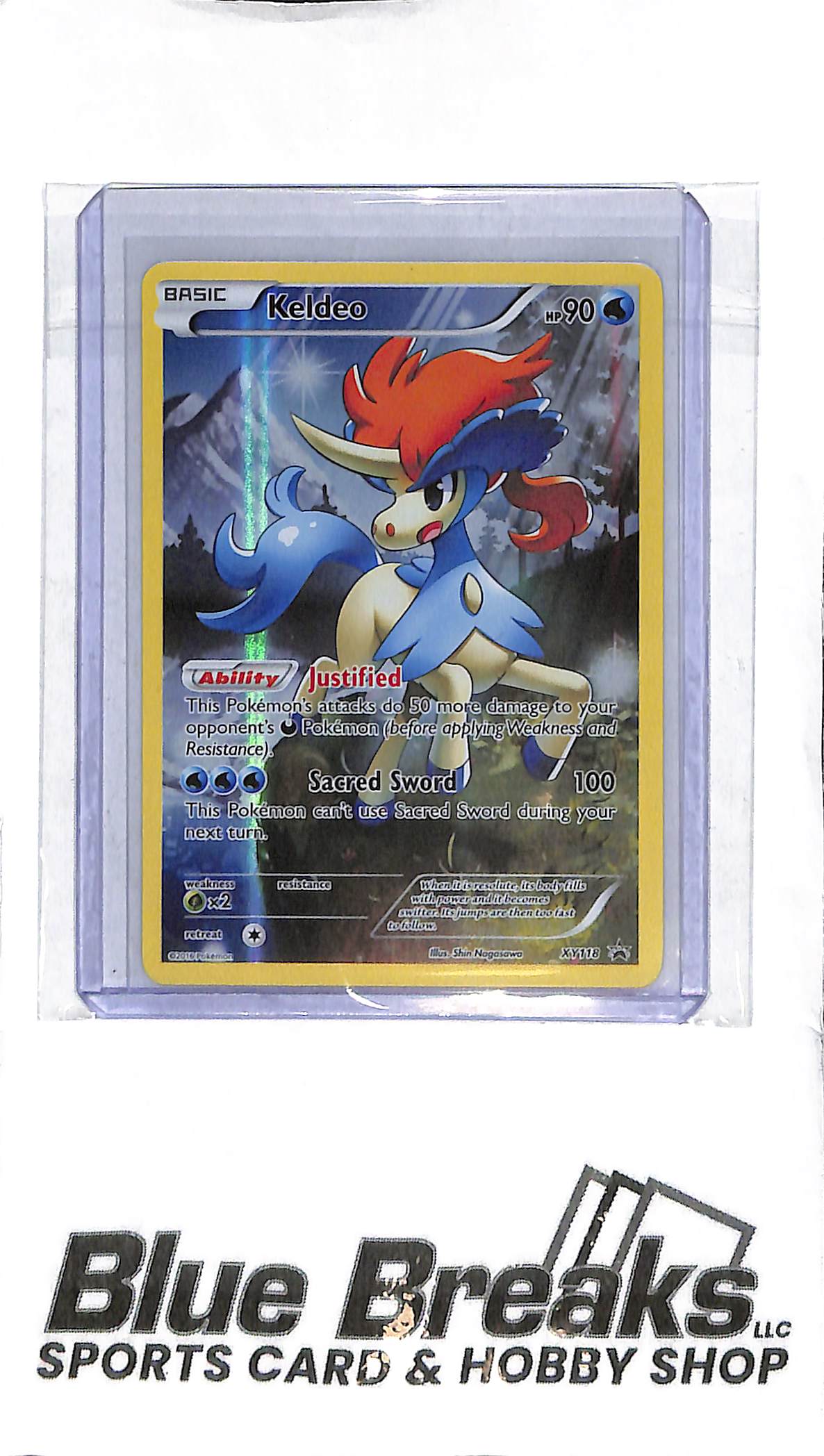 Pokémon - Keldeo Full Art - XY118