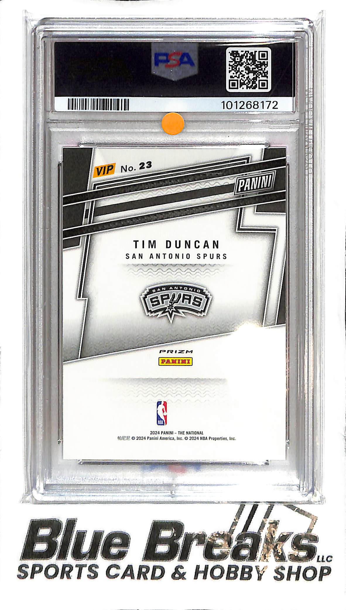 2024 Panini VIP Gold Pack - Tim Duncan #23 - Pink Sparkle - 54/88 - Basketball - Spurs