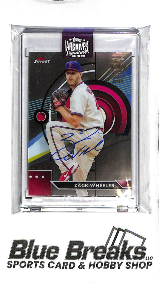 2025 Archives Signature Series - Zack Wheeler Auto /10 - Baseball - Phillies