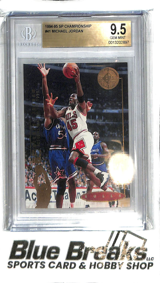 1994-1995 SP Championship - Michael Jordan #41 - Beckett 9.5 - Basketball - Bulls