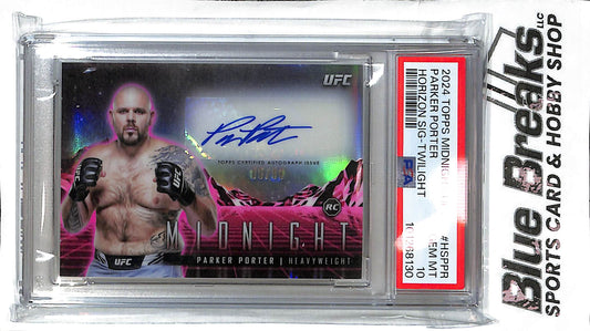 2024 Topps Midnight - Horizon Twilight - Parker Porter - auto - RC - 95/99 - #HS-PPR - UFC - PSA 10