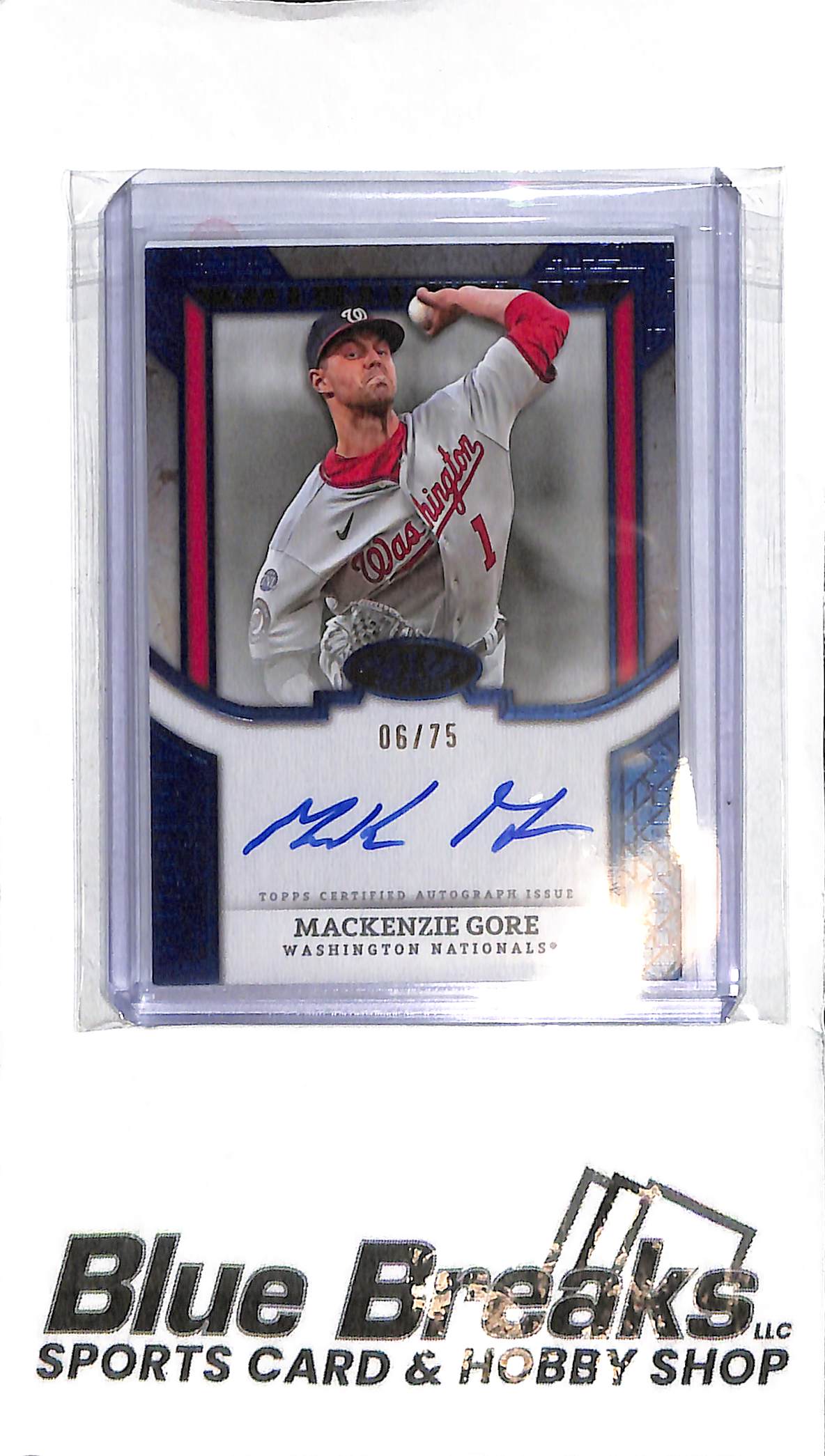 2024 Tier One - Mackenzie Gore Auto - 06/75 T1TA-MG - Baseball - Nationals