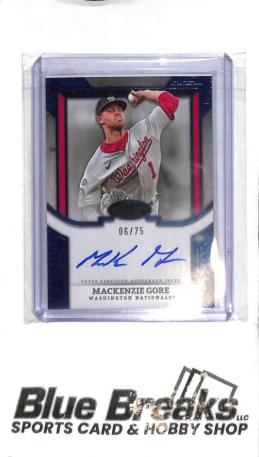 2024 Tier One - Mackenzie Gore Auto - 06/75 T1TA-MG - Baseball - Nationals