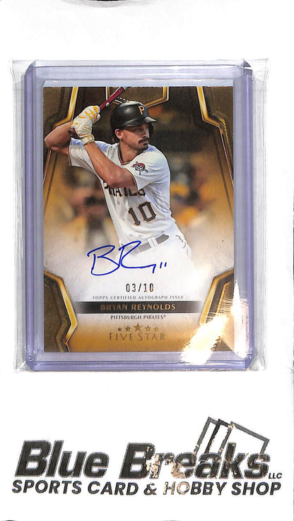 2024 Tier One - Bryan Reynolds Auto - FSA-BRE Gold 03/10 - Baseball - Pirates
