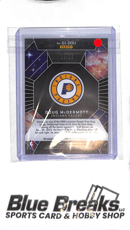 2023-24 Obsidian - Doug McDermott Auto - Galaxy Ink GI-DOU - 16/25 - Basketball - Pacers