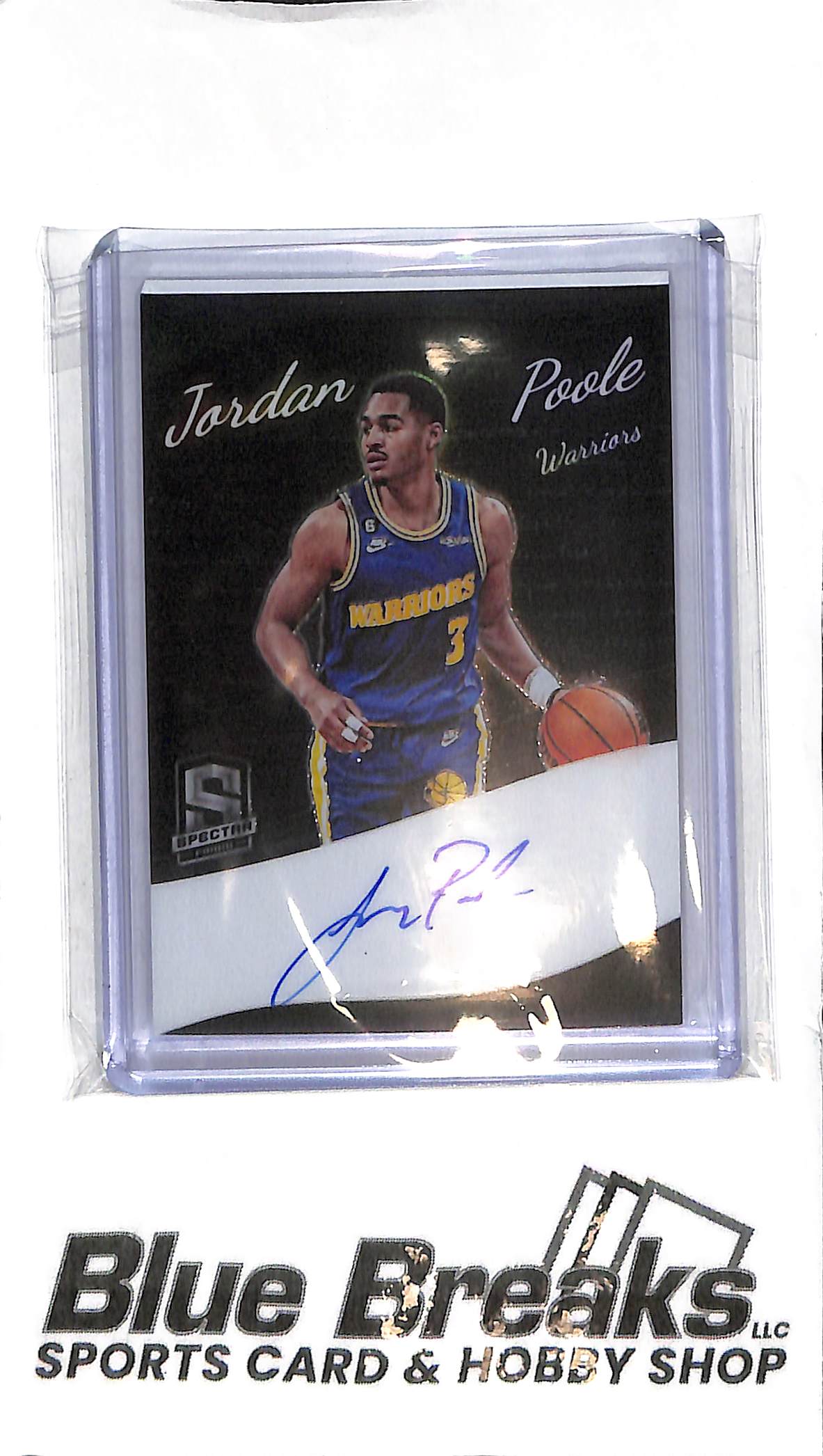 2023 Spectra - Jordan Poole Auto - CG-JPL 13/99 - Basketball - Warriors
