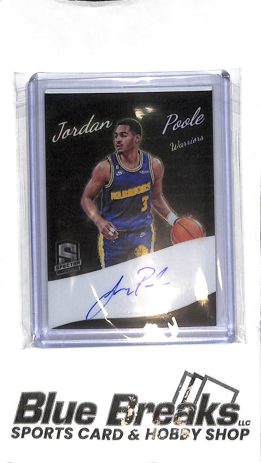 2023 Spectra - Jordan Poole Auto - CG-JPL 13/99 - Basketball - Warriors