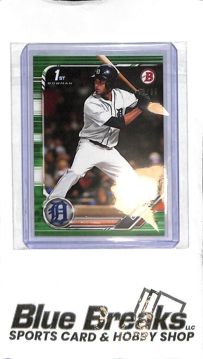 2019 Bowman - Riley Greene 1st Bowman BD-50 - Green 98/99 - Baseball - Tigers
