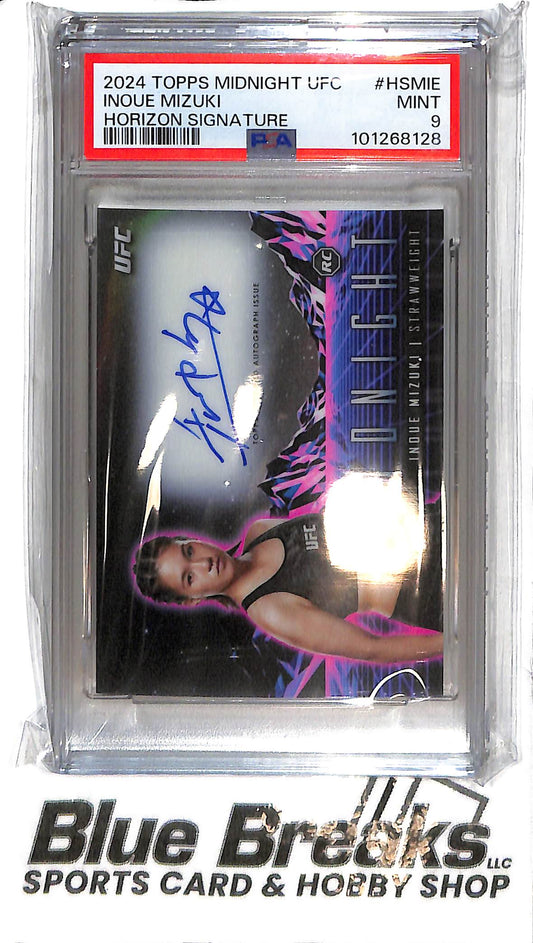 2024 Midnight - Inoue Mizuki Auto - HS-MIE - PSA 9 - UFC - Strawweight