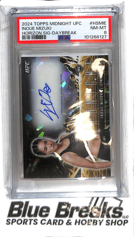 2024 Midnight - Inoue Mizuki Auto HS-MIE - Daybreak 5/5 - PSA 8 - UFC - Strawweight