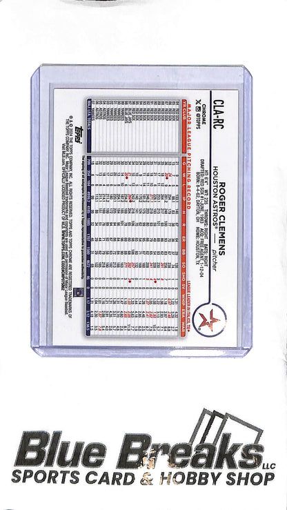 2024 Topps Chrome - Roger Clemens Auto CLA-RC - Orange 22/25 - Baseball - Astros