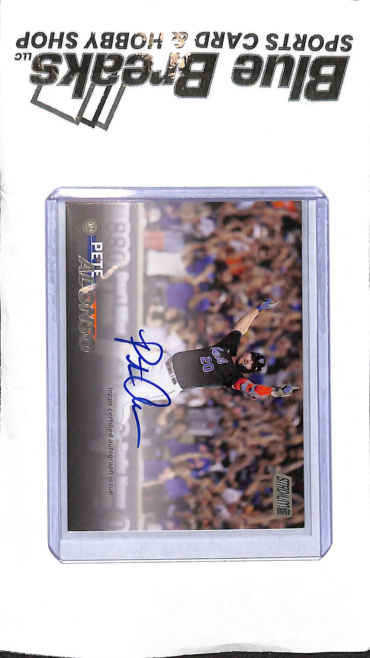 2023 Topps Stadium Club - Pete Alonso Auto SCBA-PA - Baseball - Mets