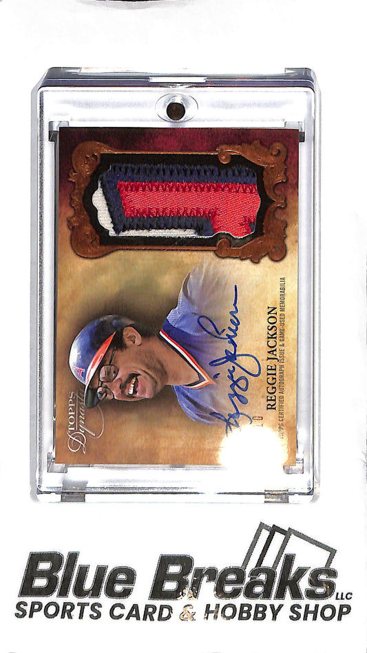2021 Topps Dynasty - Reggie Jackson Patch Auto - DAP-RJ3 - 05/10 - Baseball - Angels